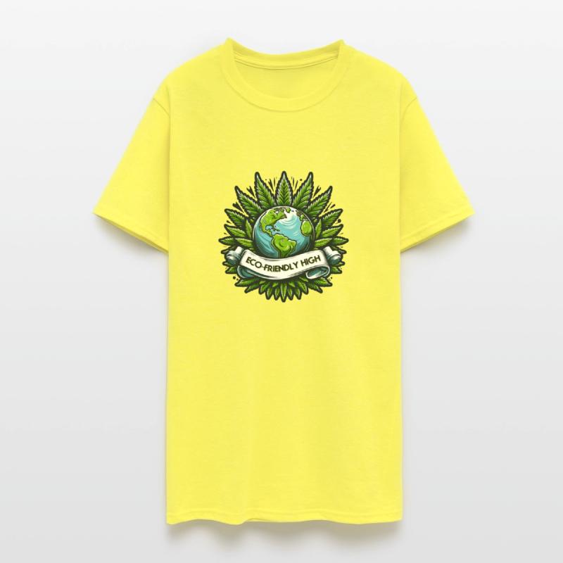 "Eco-Friendly High": Earth & Cannabis Unity Tee