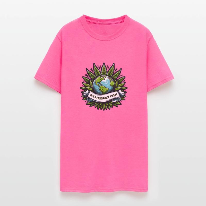 "Eco-Friendly High": Earth & Cannabis Unity Tee